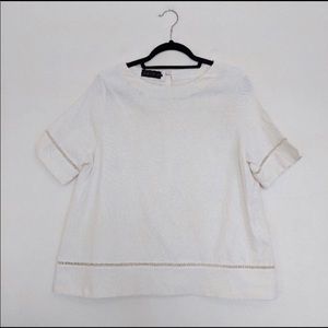 Hatch Maternity Oversized Cottom Ivory Molly Blouse Size 0